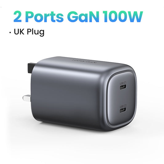 UGREEN UK Plug GaN 100W 65W Fast Charger for Macbook tablet Fast Charging for iPhone Xiaomi USB Type C PD Charge for iPhone 14