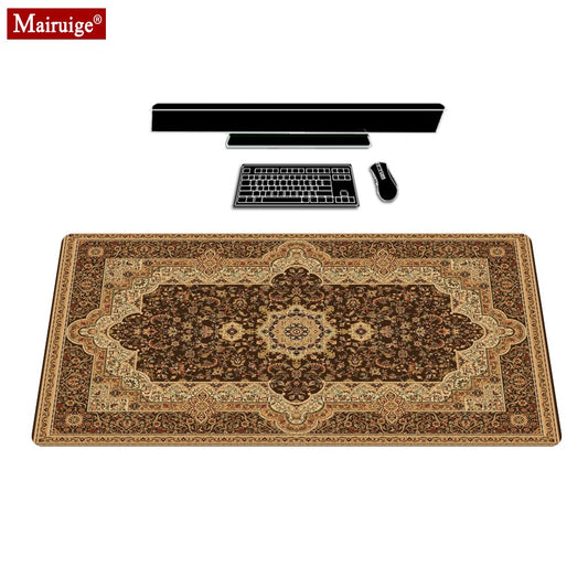 Persian Rug Mousepad 90x40cm Mouse Mat Large Carpet Print Quality Custom Full Desk Joker Best Gaming Mouse Pad DIY Custom