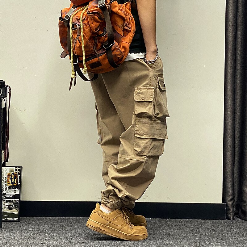 American hip hop cargo pants men clothing Japanese streetwear oversize joggers korean Trend Joggers harajuku casual trousers