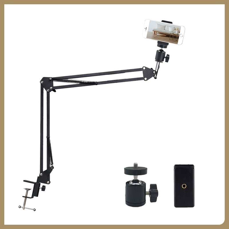 FANGTUOSI 2022 NEW Phone Camera tripod Table Stand Set Photography Adjustable With Phone Holder For Nikon For LED Ring Light