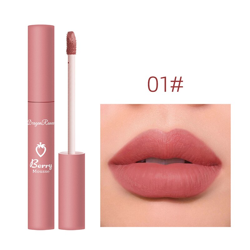 9Colors Matte Liquid Lipsticks Waterproof Ultra Velvet Lip Stick Pigment Sexy Red Nude Long Lasting Lip Gloss Makeup