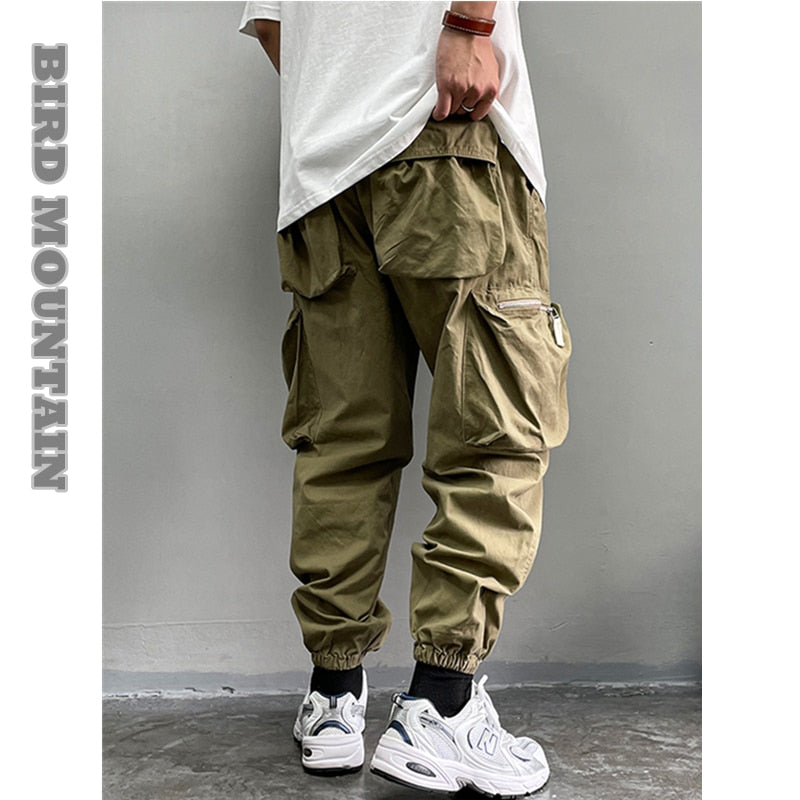 Korean Streetwear Fashion Hip Hop Cargo Pants Men Clothing Japanese Harajuku Jogging Trousers Techwear Joggers Casual Sweatpants