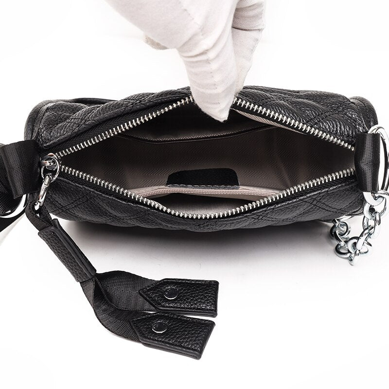 2022 Summer Purse Bags For Women Shoulder Luxury Cowhide Designer Women&#39;s Fashion Shoulder Bag Genuine Leather Bag