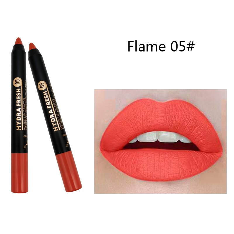 9 Colors Velvet Matte Lipsticks Pencil Waterproof Long Lasting Sexy Red Lip Stick Non-Stick Cup Makeup Lip Tint Pencil Cosmetic