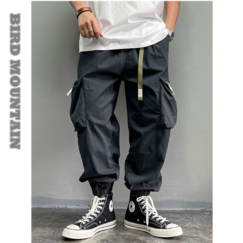 Korean Streetwear Fashion Hip Hop Cargo Pants Men Clothing Japanese Harajuku Jogging Trousers Techwear Joggers Casual Sweatpants