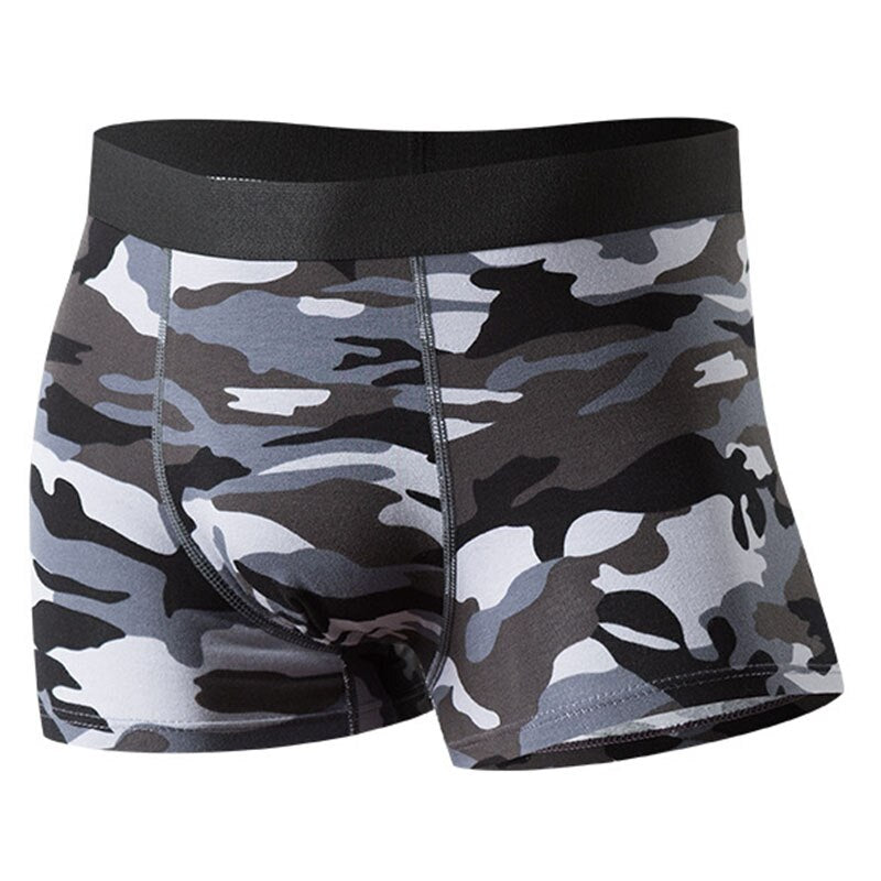 5PCS/ lot Boxer Homme Men Underwear Boxer Man UnderWear Shorts Men Panties Underpants Breathable Camouflage Comfort Cotton