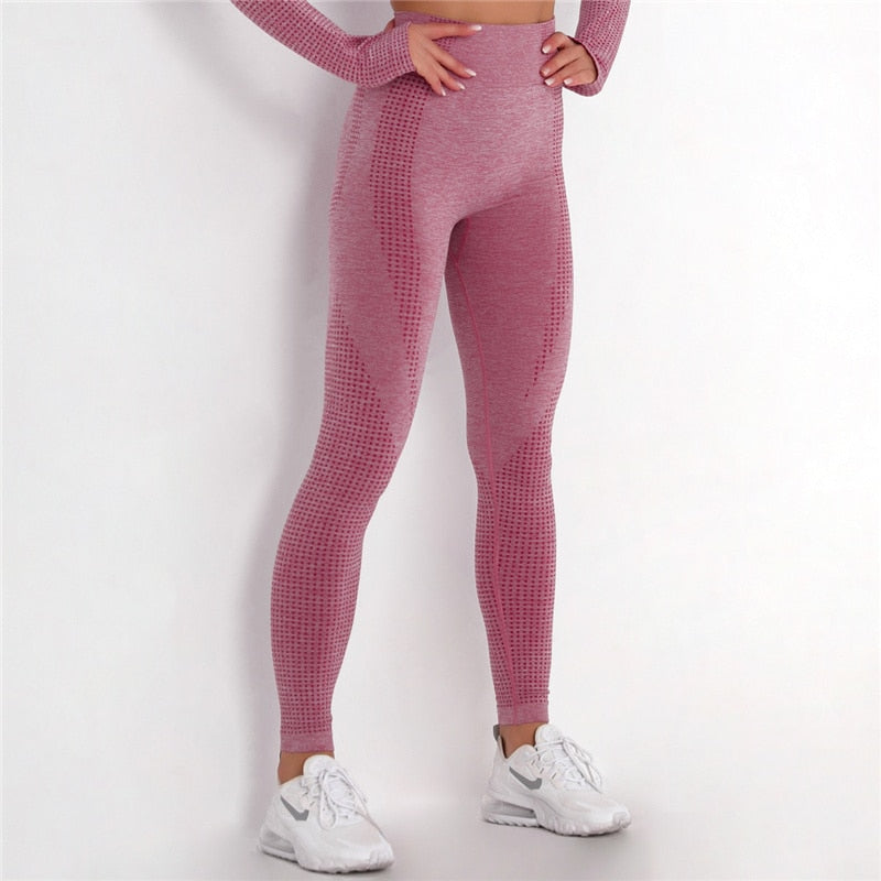 14 Colors High Waist Seamless Leggings For Women Solid Push Up Leggins Athletic Sweat Pants Sportswear Fitness Leggings