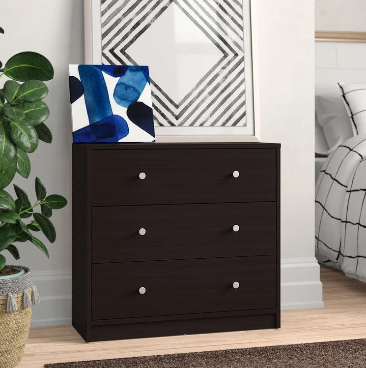 Chest of Drawers Dresser Cabinet Solid Wood Home Furniture for Living Room Sidetable Nightstand Bedroom Easy Assembly
