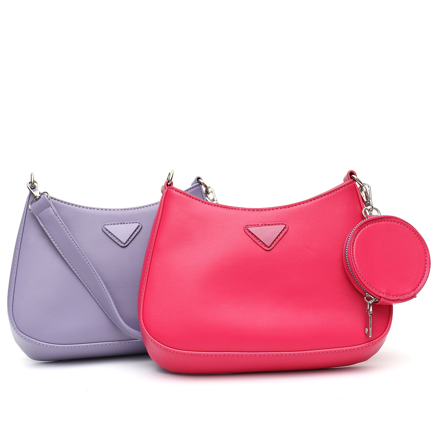 CEZIRA Fashion Brand Women PU Vegan Leather Hobo Bags Daily Luxury Design Solid Color Crossbody Handbags Set with Zip Coin Purse