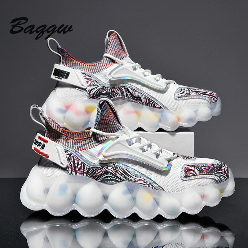 Fashion Casual Men Shoes Trainer Race Sports Running Shoes Men Sneakers Tenis Luxury Breathable Hard-Wearing High Quality Shoes