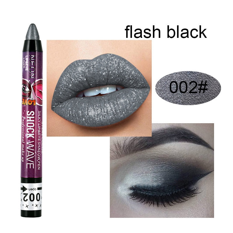 36 Colors Long-lasting Eyeshadow Pencil Waterproof Pigment Blue Brown Black Eyeliner Pen Women Fashion Color Eye Makeup Cosmetic