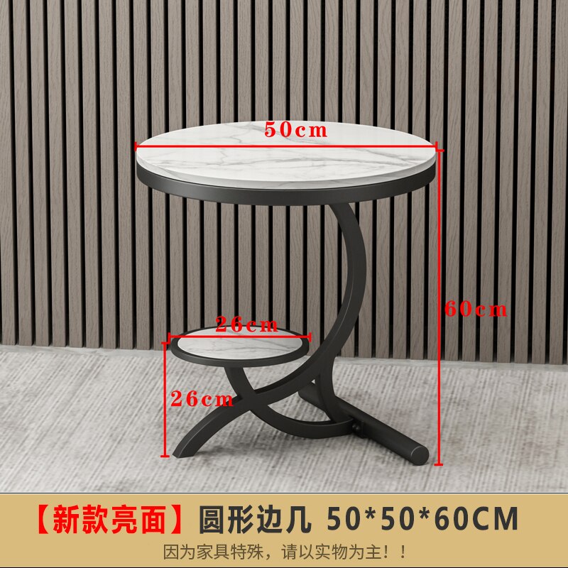 Round Modern Coffee Table Center Gold Luxury Auxiliary Service Coffee Tables Living Room Table Basse De Salon Bedroom Furniture