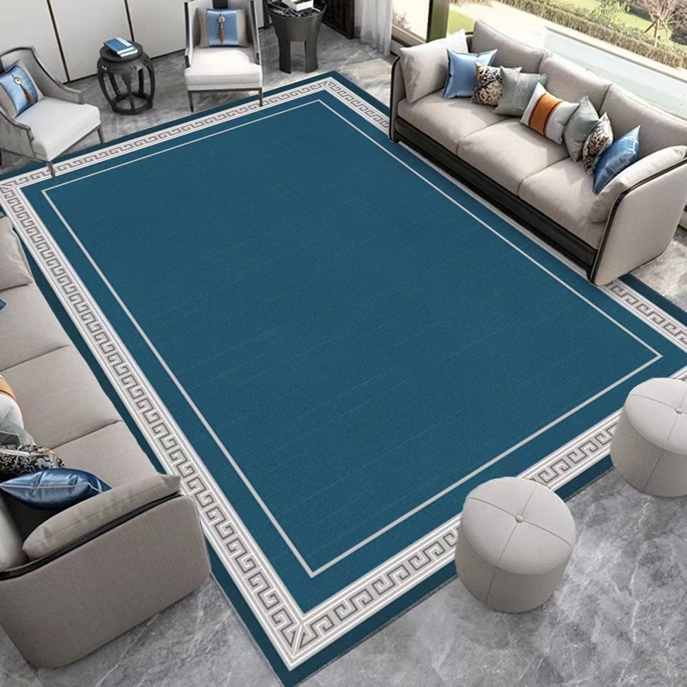 Neoclassical Carpet for Living Room Modern Decoration Bedroom Non-slip Lounge Rug Sofa Tea Table Carpet Area Rug Large Floor Mat