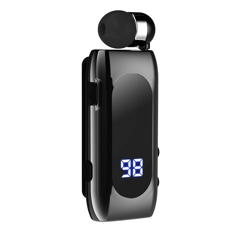 New Sale K55 Mini Bluetooth Headset BT5.2 Talk Time 20 Hours Call Remind Vibration Sport Clip Driver Auriculares Earphone