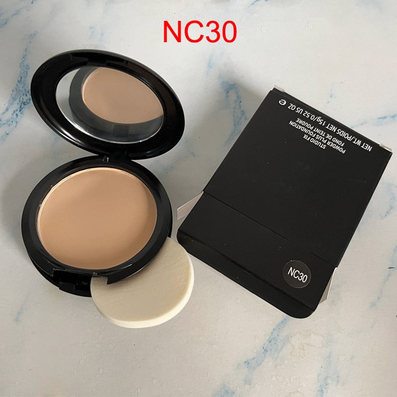 Face Makeup Delicate Pressed Powder Studio Fix Powder Plus Foundation Fond De Teint Poudre15g Face Powder