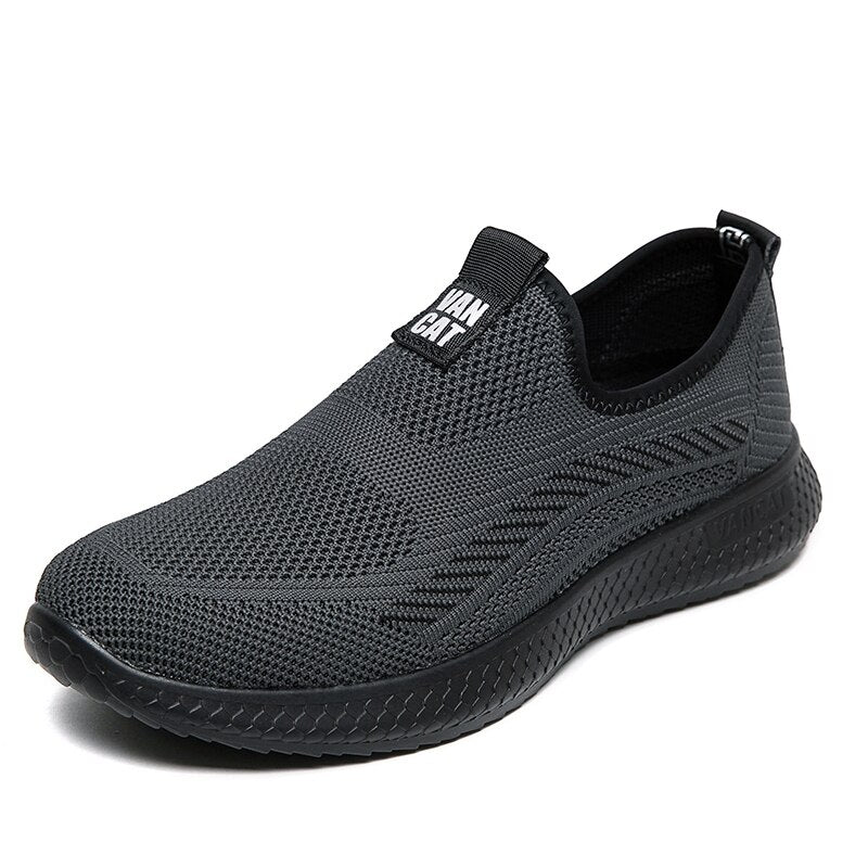 Men&#39;s Shoes Men Sports Shoes High Quality Casual Shoes Men Slip-On Sneakers Summer Outdoor Driving Comfortable Massage Loafers