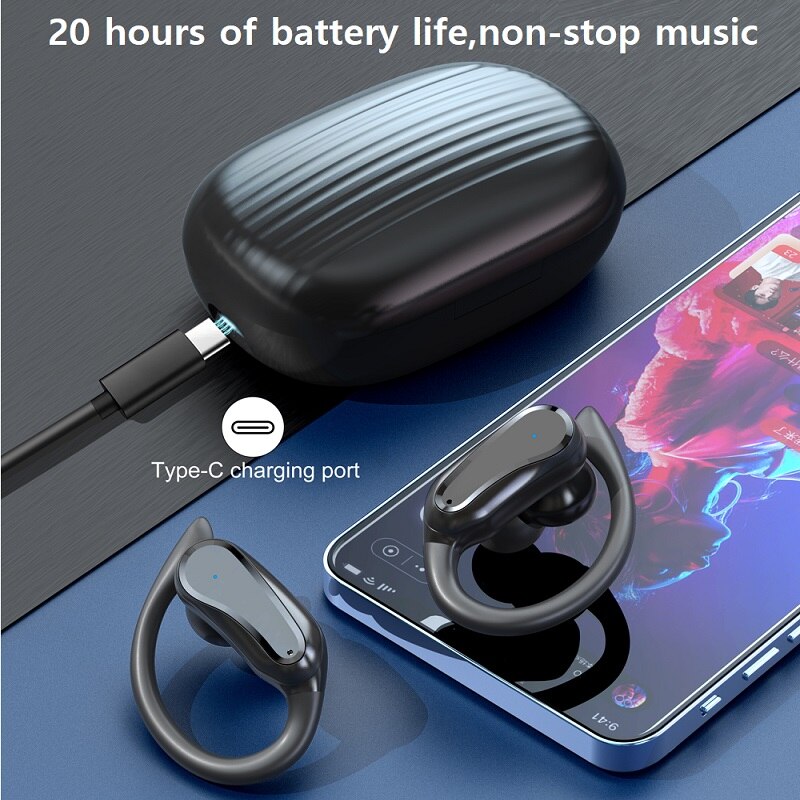 Wireless Earbud, Bluetooth 5.1 Headphones Sport Wireless Bluetooth Earphones in Ear Noise Cancelling Earbud with Mic Deep Bass