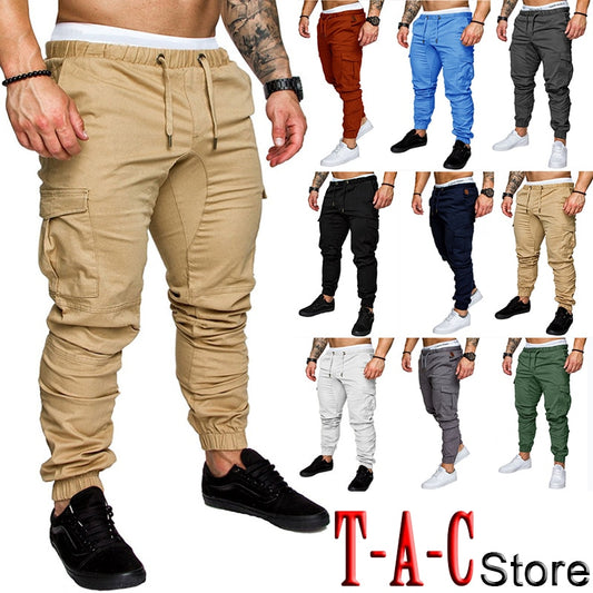 2022 Men&#39;s Lightweight Cotton Linen Pants Male Autumn New Breathable Solid Color Linen Trousers Fitness Streetwear S-5XL