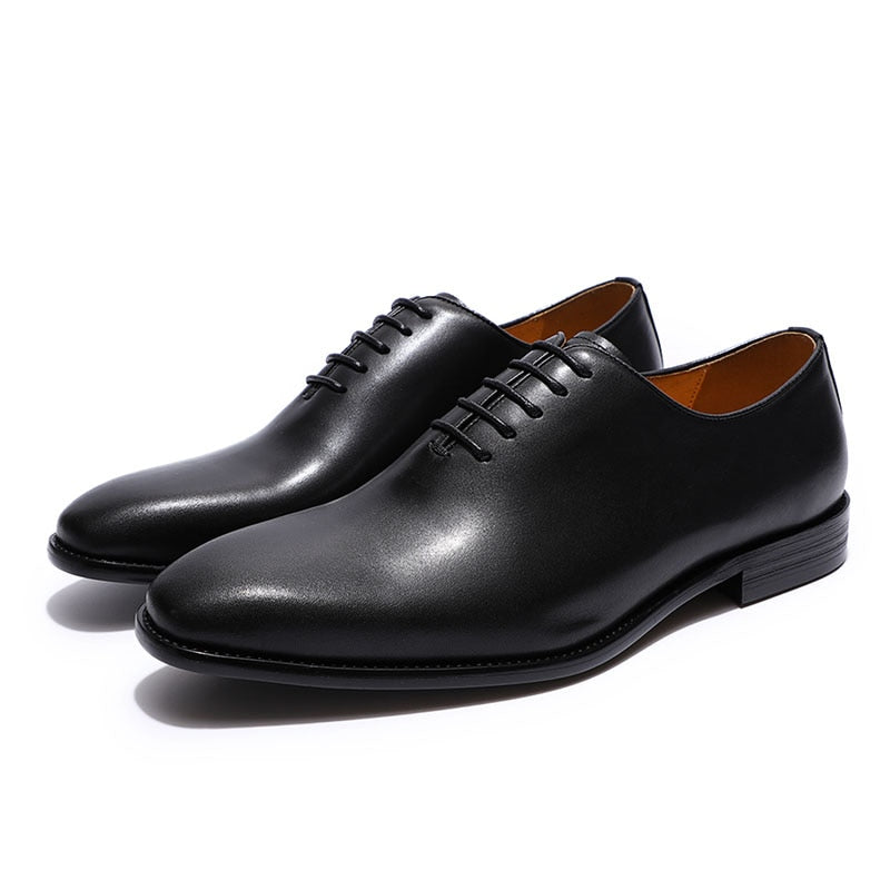 FELIX CHU Men&#39;s Real Calf Leather Wholecut Oxfords Classic Dress Shoes Brand Soft Handmade Office Business Formal Shoes for Men