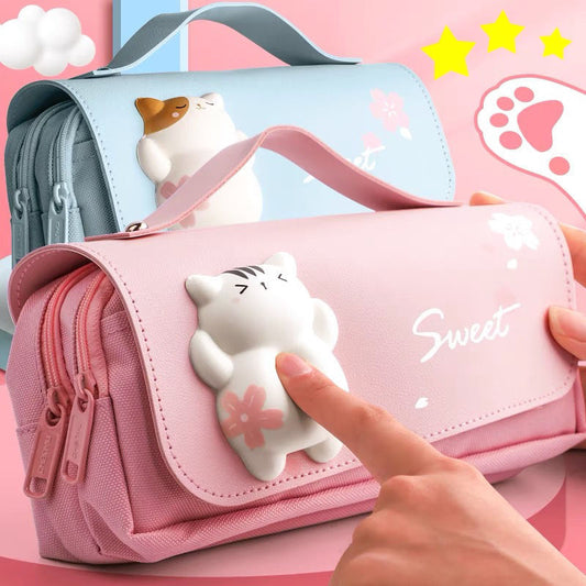 School Supplies Kawaii Stationery School Pencil Cases for Girls Bags Pens Cute Korean Stationery Holsters Supply Store Aesthetic