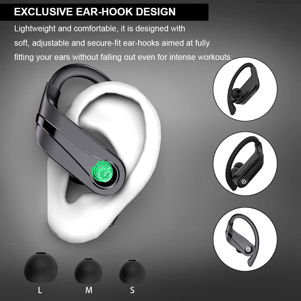 TWS Wireless Earphones Bluetooth-compatible 5.1 Headphones IPX7 Waterproof Earbuds LED Display HD Stereo Mic for Xiaomi iPhone