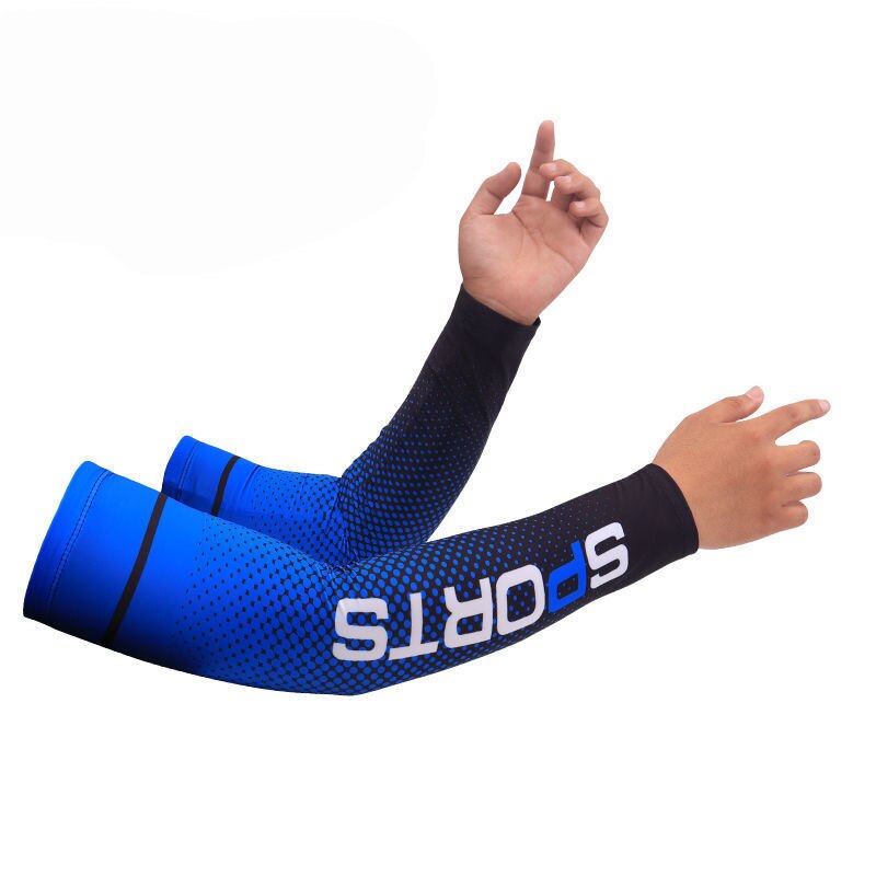 UV Solar Cycling Arm Sleeves For Men Ice Silk Sunscreen Cooling  Bicycle Sports Hand Sleeves Solar Protection for Riding Running