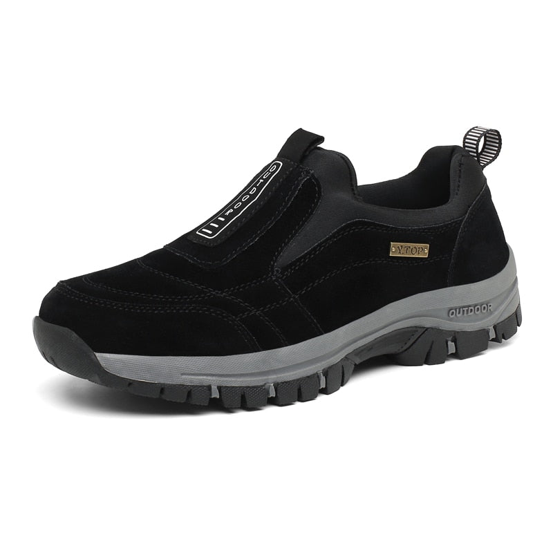 Outdoor Shoe Men Sneakers Winter Slip On Casual Men Shoes Breathable Suede Leather Shoe Anti-skid Walking Shoe Hot Sale Footwear