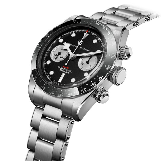 2022 New PAGANI DESIGN BB Panda Retro Chronograph Luxury Quartz Watch for men Sapphire mirror 10Bar Waterproof Watches men Clock