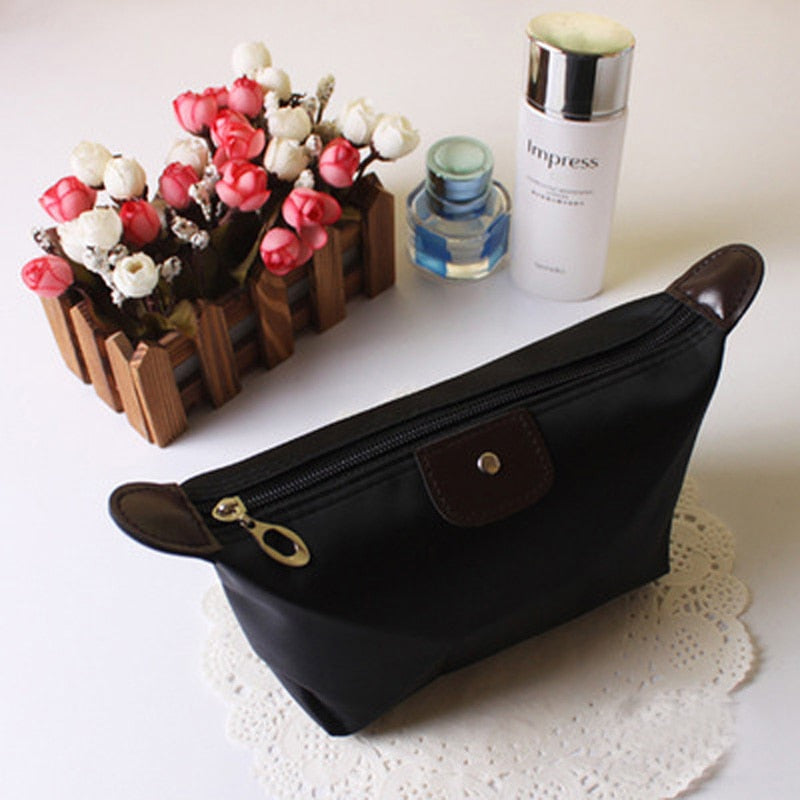 Women Travel Toiletry Make Up Cosmetic pouch bag Clutch Handbag Purses Case Cosmetic Bag for Cosmetics Makeup Bag Organizer