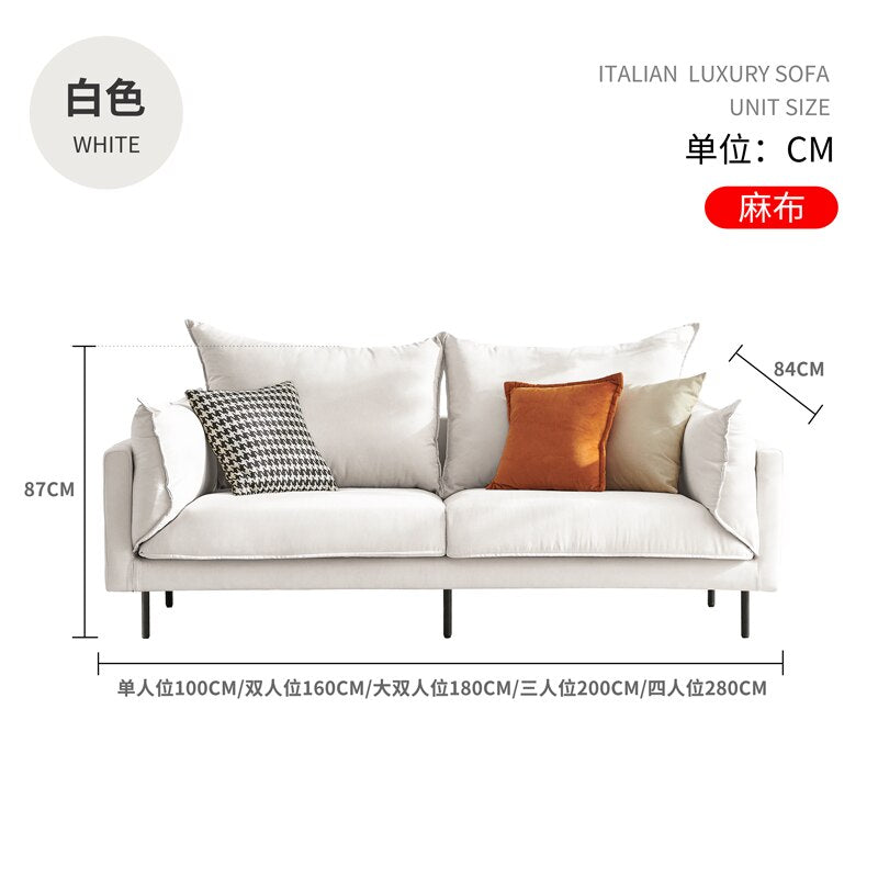 Library Canape Sofa Couch Sectional Canape Lazy Futon Sofas Chaise Longue Chaise Meubles De Salon Prefabricated House GPF34XP