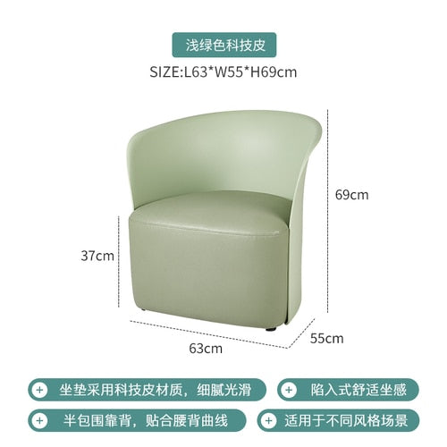 Arm Vanity Accent Chair Nordic Designer Design Aesthetic Art Chair Dressing Balcony Computer Relax Fauteuil Salon Armchair