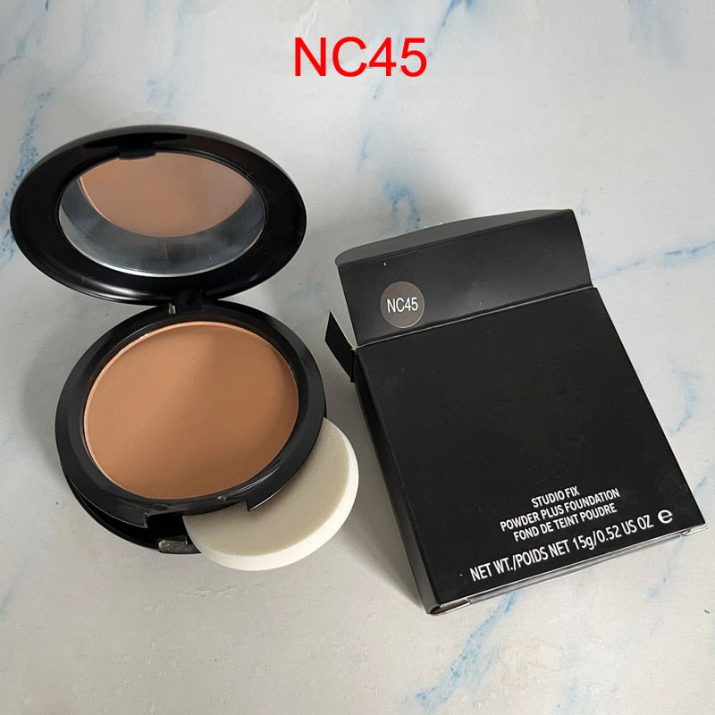 Face Makeup Delicate Pressed Powder Studio Fix Powder Plus Foundation Fond De Teint Poudre15g Face Powder