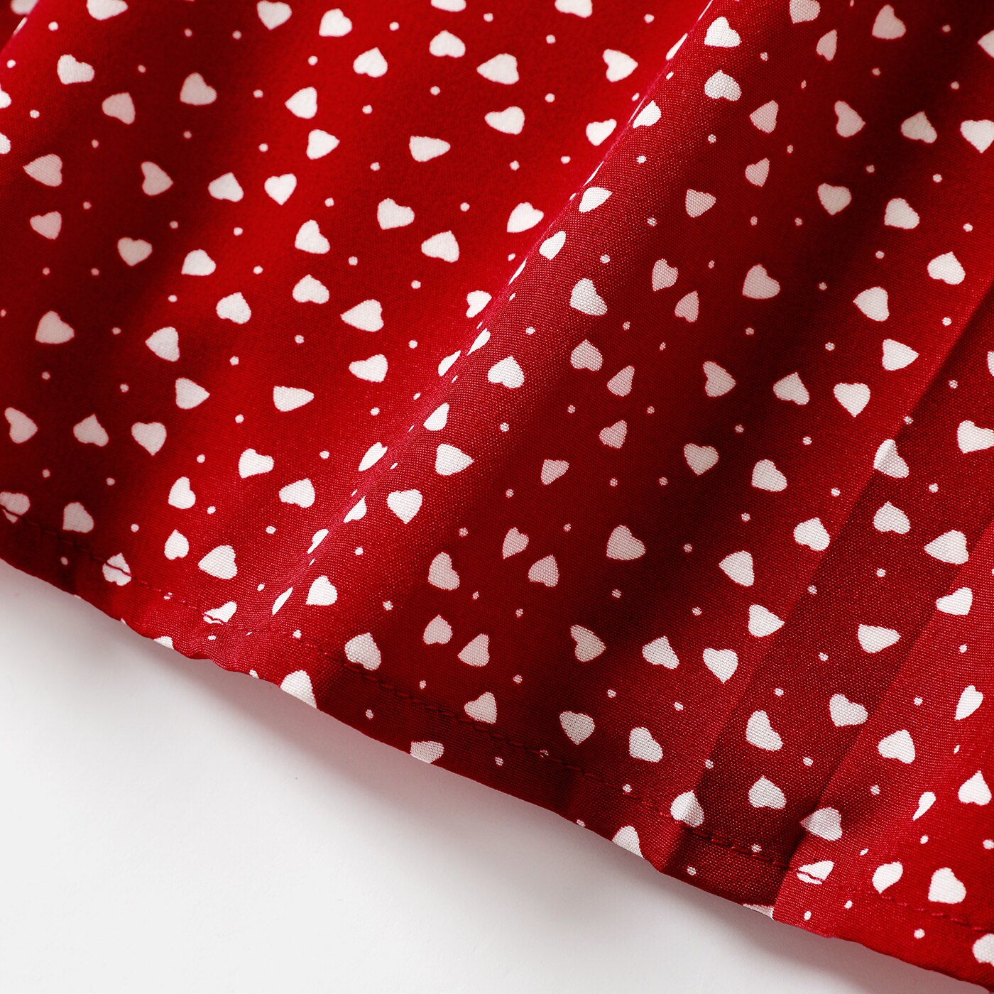 PatPat Valentine&#39;s Day Kid Girl Polka dots Layered Slip Dress