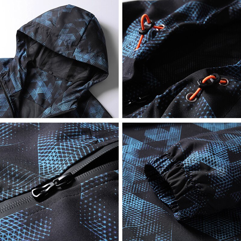 2022 New Windproof Jacket Men Waterproof Breathable Fashion Casual Sports Outdoor Coat Male Hardshell Wind Jackets Man Clothes