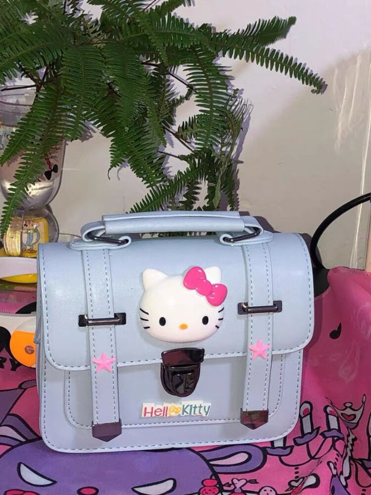 Bags for Women School Backpack for College Students Purses and Handles Sanrio Hello Kitty Girl Cute Large-Capacity Crossbody Bag