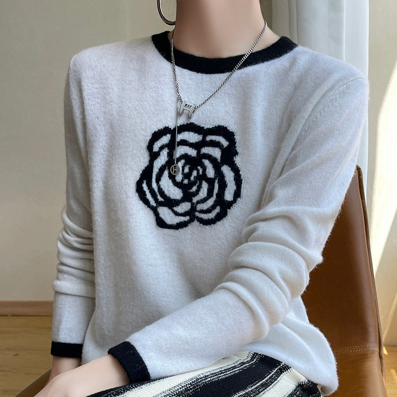 Cheap Official Store 100% Woolen Sweater Women Remove The Cabinet And Clear The Warehouse, Fashionable Pullover Free Of Freight