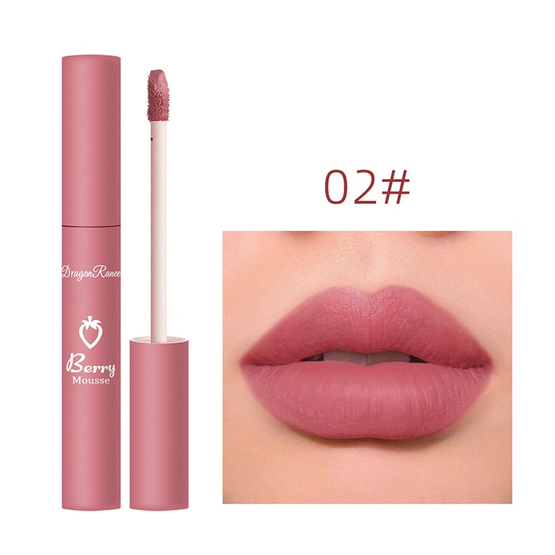 9Colors Matte Liquid Lipsticks Waterproof Ultra Velvet Lip Stick Pigment Sexy Red Nude Long Lasting Lip Gloss Makeup