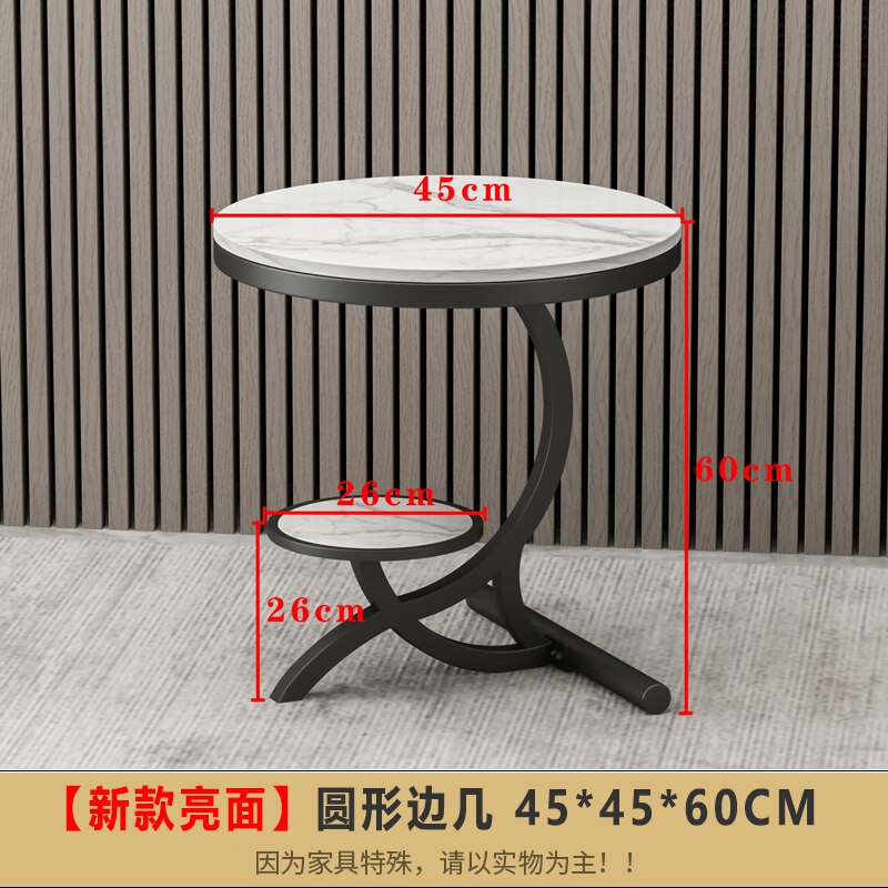 Round Modern Coffee Table Center Gold Luxury Auxiliary Service Coffee Tables Living Room Table Basse De Salon Bedroom Furniture