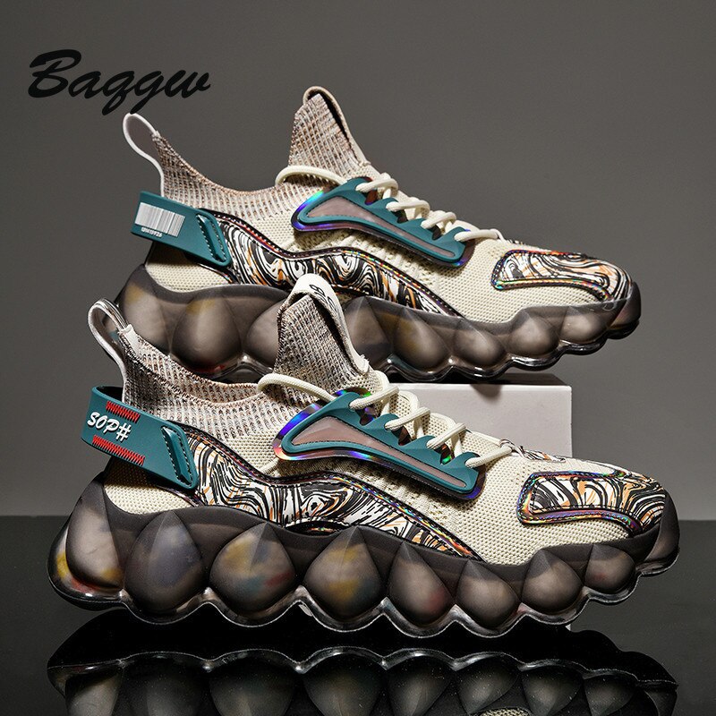 Fashion Casual Men Shoes Trainer Race Sports Running Shoes Men Sneakers Tenis Luxury Breathable Hard-Wearing High Quality Shoes