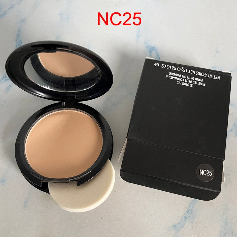 Face Makeup Delicate Pressed Powder Studio Fix Powder Plus Foundation Fond De Teint Poudre15g Face Powder