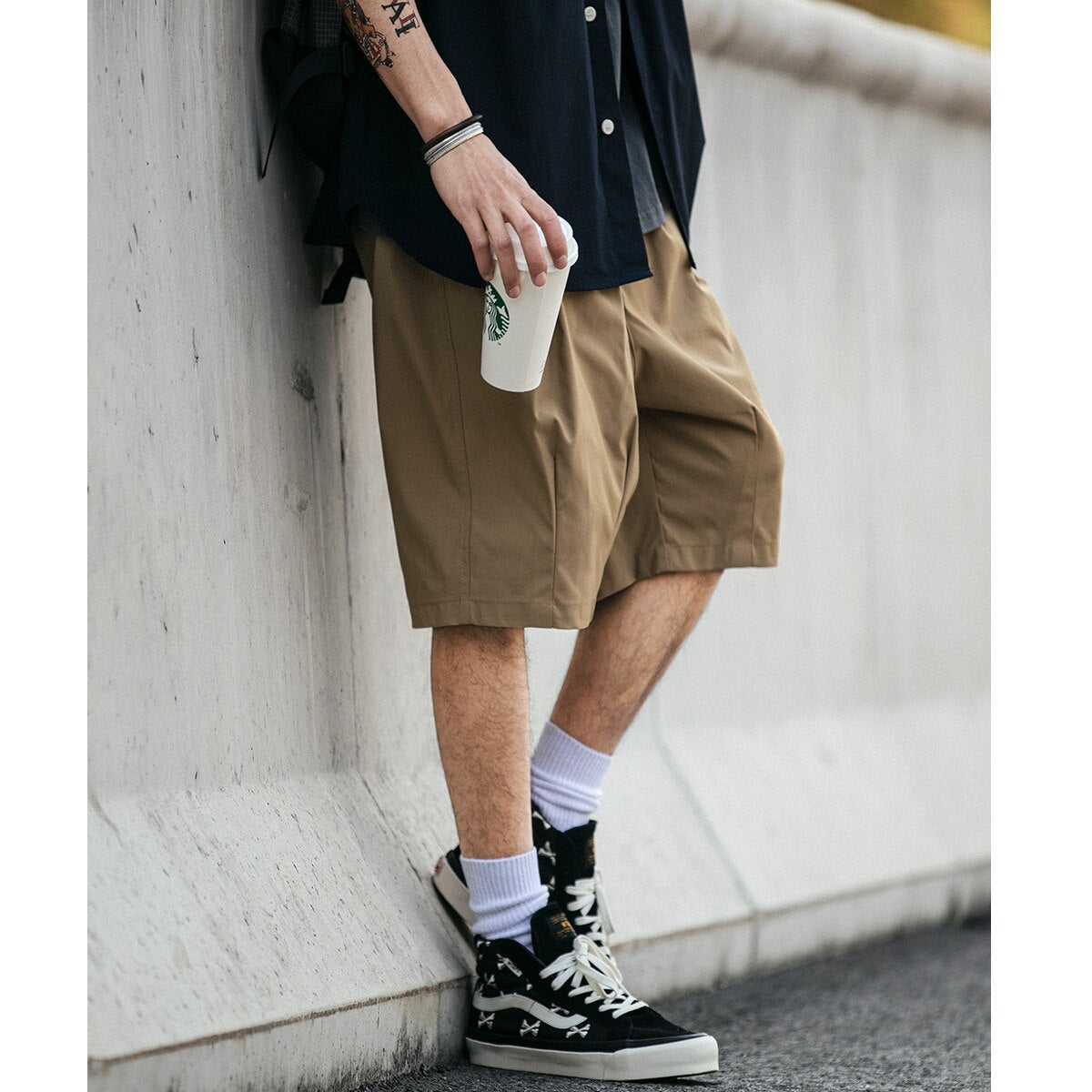 Japanese Streetwear Summer Cargo Shorts Lanyard Trim Thin Casual Sweatpants Harajuku Straight Pants Men Clothing Korean Shorts