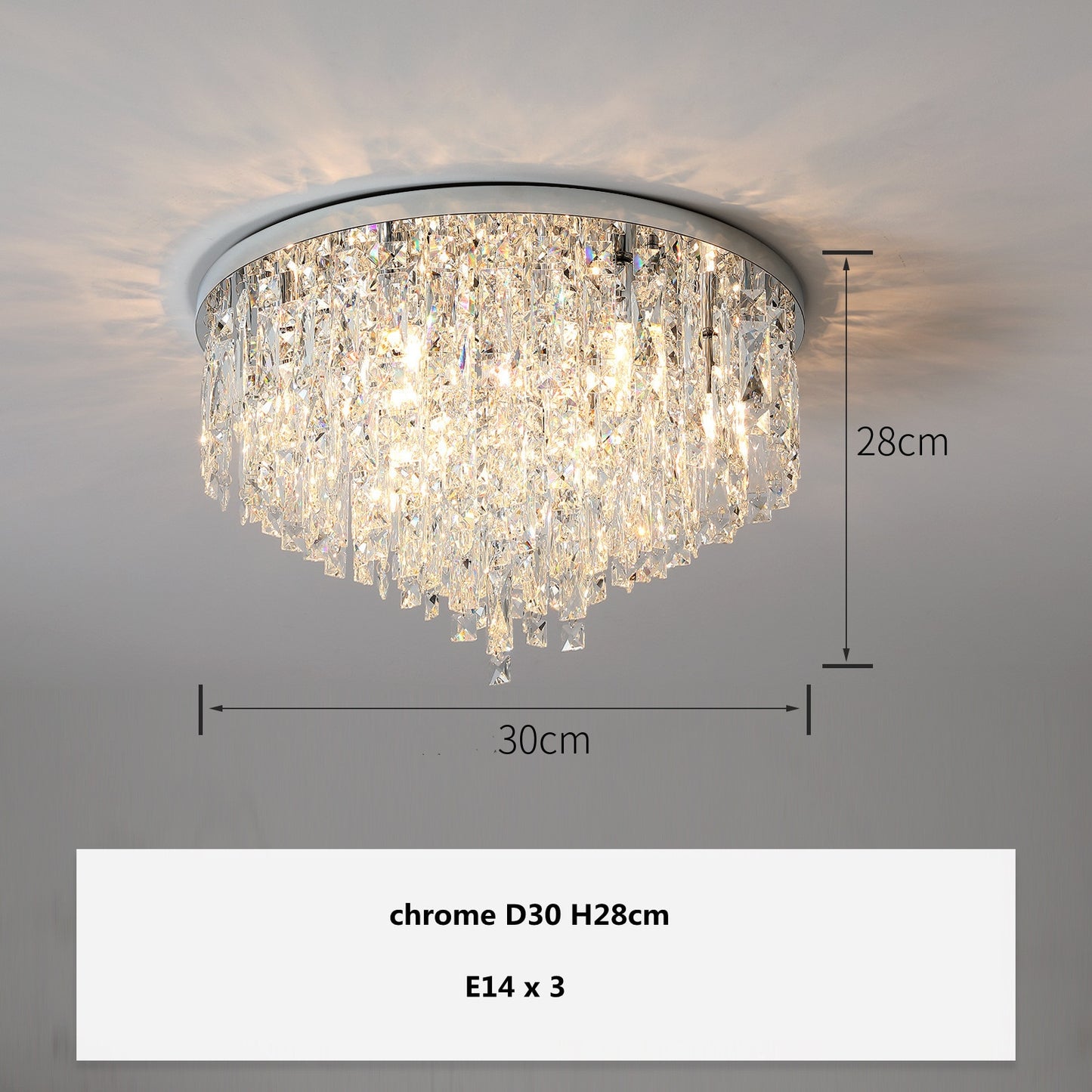 Modern Bedroom Crystals E14 Ceiling Lamp Lustre Lamp Steel Led Ceiling Lights Art Deco Led Chandelier Lighting Fixtures Lamp