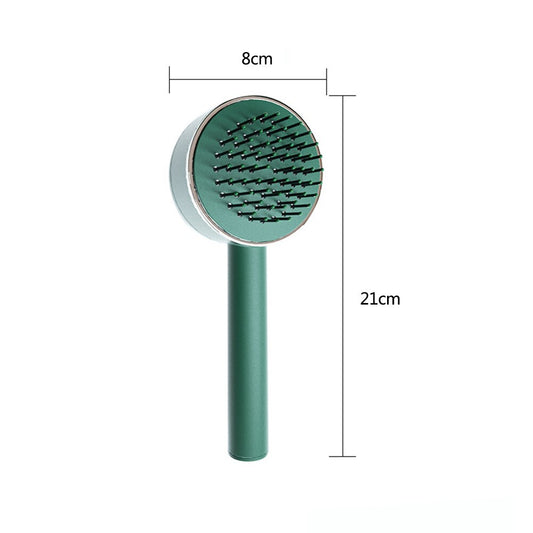 Massage Airbag Comb One-Key Clean Wet Dry Airbag Curly Hair Brush Self Cleaning Hair Brush Wide Teeth Air Cushion Hair Comb