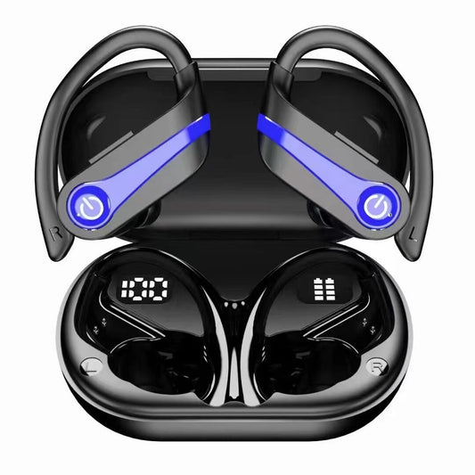 TWS Sports Earbuds Bluetooth 5.3 HIFI Bass Wireless Headphone LED Display Handsfree Earphone Noise Cancelling Waterproof Headset