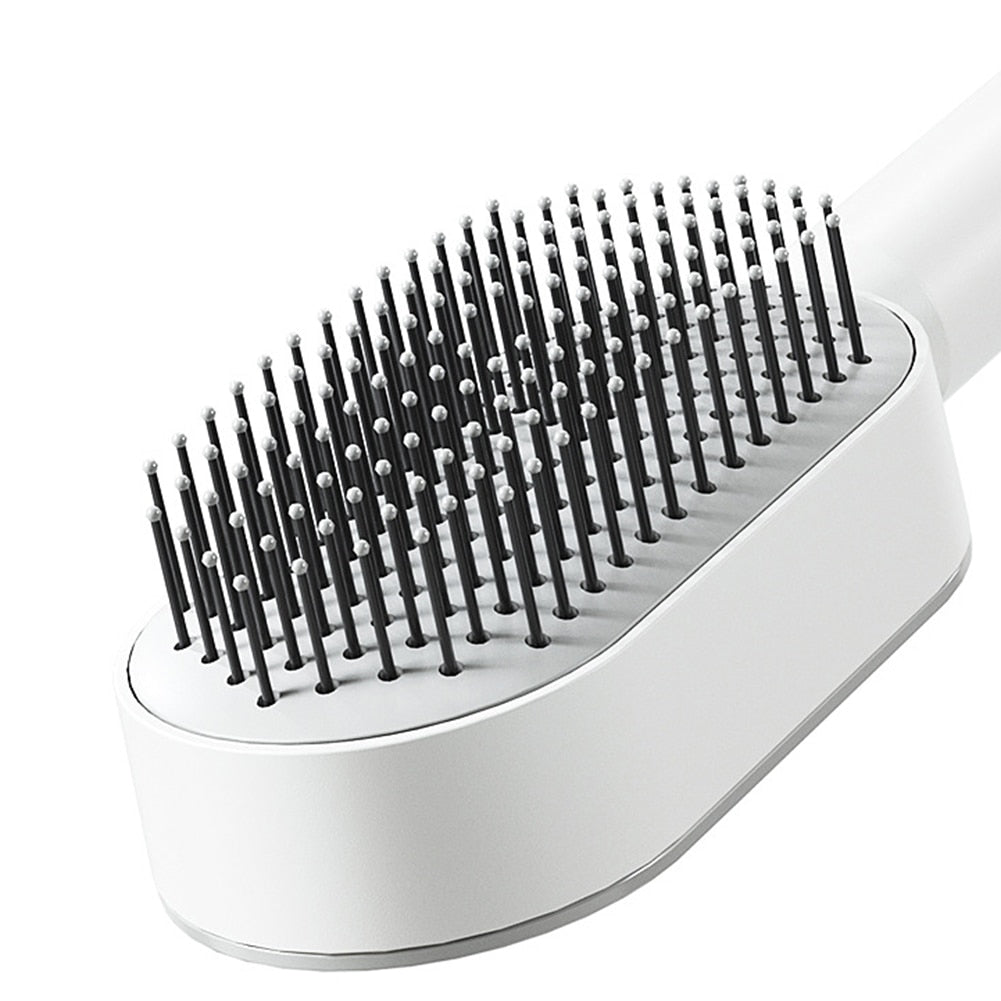 One-Key Quick Self Cleaning Hair Comb Women Hair Brush Air Cushion Scalp Massage Comb Hair Styling Tools Airbag Comb