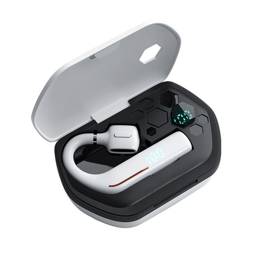 Earphones Bluetooth 5.2 Headphones Handsfree Wireless Headset Business Headset Drive Call Sports Earphone 1800mAh Charging Box