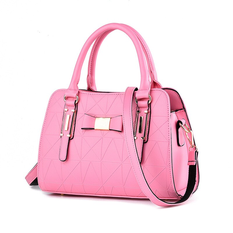 TRAVEASY 2022 New Women&#39;s Bag Female Korean Style Rhombic Pattern PU Leather Sweet Ladies Handbags Fashion Female Shoulder Bag