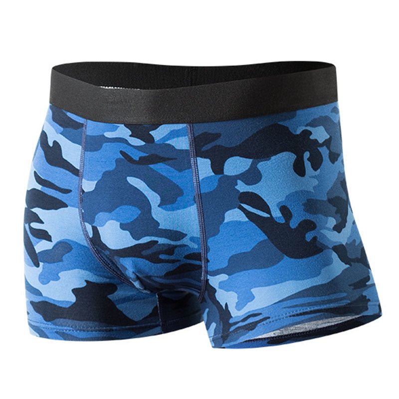 5PCS/ lot Boxer Homme Men Underwear Boxer Man UnderWear Shorts Men Panties Underpants Breathable Camouflage Comfort Cotton