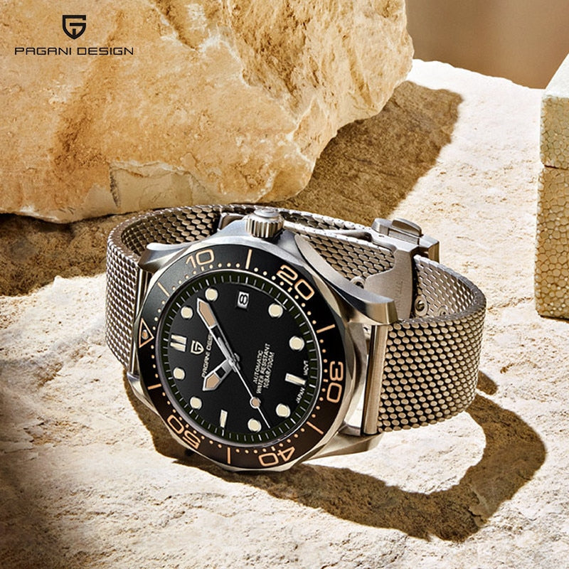 PAGANI DESIGN Men Mechanical Wrist Watches Luxury Best Automatic Watch For Men Luminous Diving Steel Watch Japan NH35 Clock 2022 New