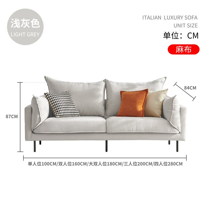 Library Canape Sofa Couch Sectional Canape Lazy Futon Sofas Chaise Longue Chaise Meubles De Salon Prefabricated House GPF34XP